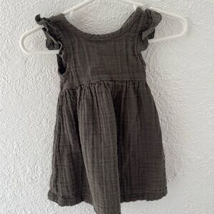 Jamie Kay Gray Sleeveless Sundress with Scoop Neck